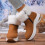 Women's Winter Snow Boots Brown Size 7 8