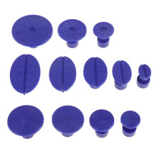 Plastic Dent Puller Kit Blue Tabs Auto Body Repair Tool 12