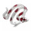 Vintage Snake Adjustable Ring 925 Silver One Size 6