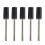 Rubber Mandrel Grinder Drum Sanding Kit 5 pcs 1/8 inch 4