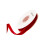 Velvet Ribbon Bright Red 1cm Wide 10 Yd Polyester 2