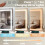 Hollywood Large Makeup Mirror 58*46cm Vanity Mirror Dimmable LED 3 Color Light 7