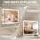 Hollywood Large Makeup Mirror 58*46cm Vanity Mirror Dimmable LED 3 Color Light 4