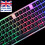 Gaming Keyboard and Mouse Set Rainbow LED Backlit USB For PC Laptop PS4 PS5 Xbox 9