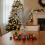 Crystal-Like Christmas Tree Pendants Silver Lollipop Round 6