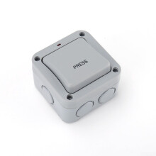 IP66 Outdoor Doorbell Button Switch 220-250V Plastic