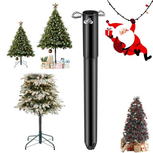 Christmas Tree Stand Extension Pole Metal Adjustable Height 1