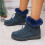Women's Winter Snow Boots Navy Size 8.5 7