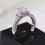 Moissanite Flower Ring 0.8 Karat 925 Sterling Silver 2