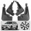 Mudflaps compatible with Toyota RAV4 2019-2022 - 4pcs Soft PC Mudguard Set 1