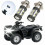 H6m LED headlight compatible with Yamaha ATV - durable white light bulbs 1
