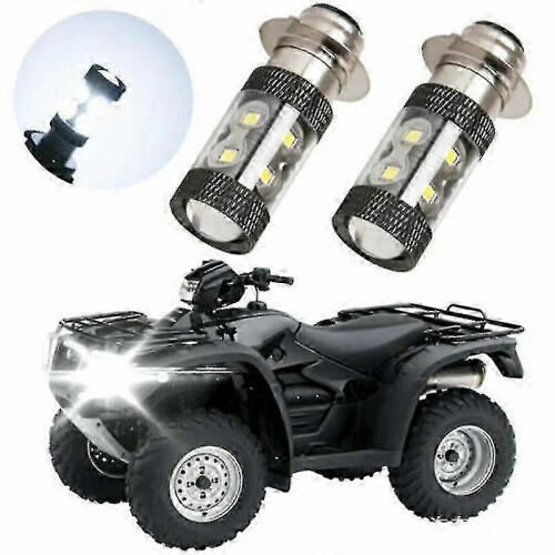 H6m LED headlight compatible with Yamaha ATV - durable white light bulbs