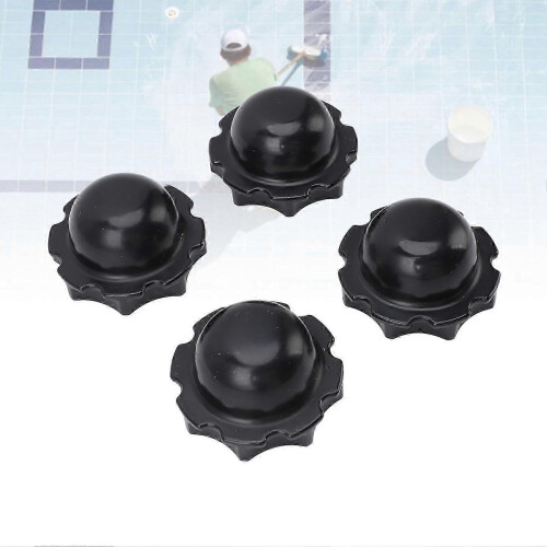 Spa stopper caps compatible with Lay-Z-Spa - 4PCS black replacement plugs 1
