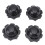 Spa stopper caps compatible with Lay-Z-Spa - 4PCS black replacement plugs 3