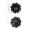 Spa stopper caps compatible with Lay-Z-Spa - 4PCS black replacement plugs 5