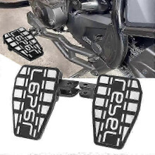 Wide foot pegs compatible with Honda CMX1100 Rebel 1100 - Billet aluminum motorcycle footrest pedals