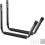 Heavy duty canoe rack compatible with wall mount storage (black) 1