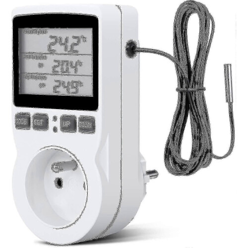 LCD display thermostat compatible with precise farm temperature regulation 2