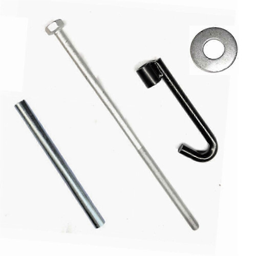 Tire bracket hook set compatible with Outlander 2013-2021 spare wheel 1