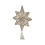 LED Christmas Tree Topper Star Metal Snowflake 60 Warm 2