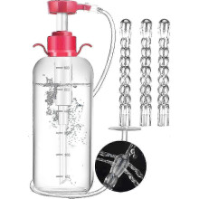 Enema Kit with Anti-Backflow Valve compatible with Safe Anal Irrigation and Colon Cleansing