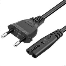 1.5 Meter C7 Power Cord compatible with Xbox Series X, S - EU Plug Black Cable