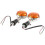 compatible with Yamaha Virago Headlight Assembly, Motorcycle Lens Replacement Kit 2