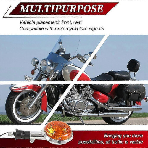 compatible with Yamaha Virago Headlight Assembly, Motorcycle Lens Replacement Kit 2