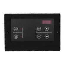 Wet Steam Sauna Controller compatible with Home Wall Mount Temperature Regulation Black