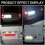 Interior LED License Plate Light compatible with compatible withd Transit Connect, 2Pcs Complete Light Set 4