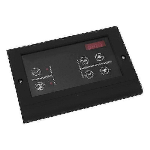 Wet Steam Sauna Controller compatible with Home Wall Mount Temperature Regulation Black 1