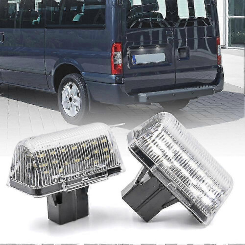 Interior LED License Plate Light compatible with compatible withd Transit Connect, 2Pcs Complete Light Set 1