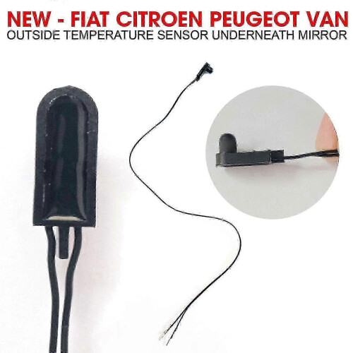 Van Temperature Sensor compatible with Exterior Mirror Mount, Fits Fiat Ducato Models 2