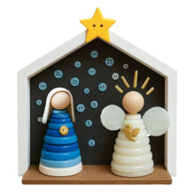 Nativity Scene Craft Kit for Christians with All Supplies