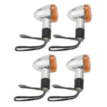 4x Front & Tail Turn Signals compatible with Honda & Kawasaki Motorcycles