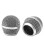 4 Pack SM58 Microphone Head Replacement Standard Size Grille Mic Replacement with Foam 5