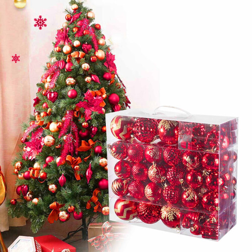 Christmas Balls Blue Silver Electroplated 24PCS