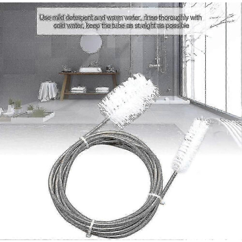 Stainless Steel Pipe Brush compatible with Drain Cleaning, Flexible Spring Tool 2