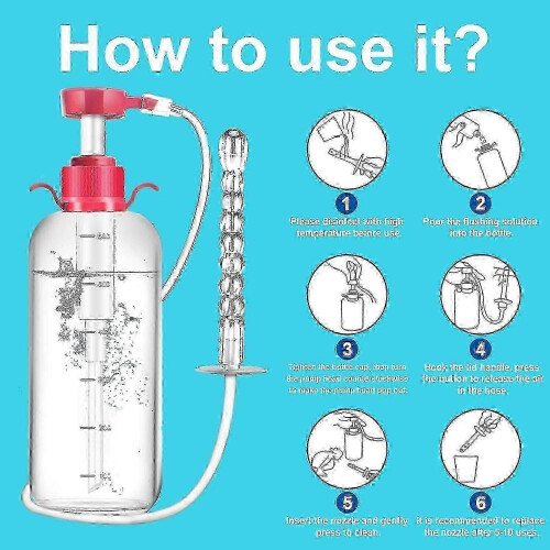 Enema Kit compatible with Colon Cleansing with Anti Back-Flow System compatible with Safe Use 1