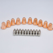 23 Stuks Plasma-Elektrode PR0110 Tip 0,8 mm PD0116 Schildbeker PC0116 Diffuser PE0106 Verbruiksartikelen voor S45-Toorts