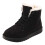 Women's Suede Snow Boots with Furry Lining Size 9.5 1
