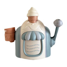 Manual Ice Cream Shaped Foaming Soap Dispenser,Foamer for Shower Gel & Hand Soap,Ideal for Bathroom & Kitchen Use B