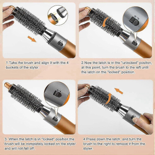 Round Volumizing Brush 20mm Small Attachment compatible with Dyson Airwrap HS01 HS05 1