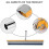 Stainless Steel Notched Squeegee compatible with Epoxy Floor Coating Tools 4