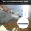Stainless Steel Notched Squeegee compatible with Epoxy Floor Coating Tools 5