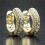 925 Silver Cross CZ Hoop Drop Earrings 3