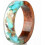 Acrylic Resin Wedding Band Ocean Style 8mm 2