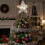 Christmas Tree Topper Gold Hollow Star Mini 4