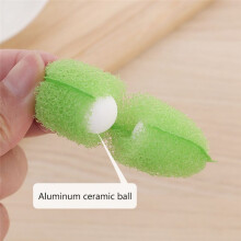 Pea Cleaning Sponge Kitchen Cup Cleaning Brush Coffee Tea Wine Drink Glass Bottle Cleaner Brush Cup Scrubber