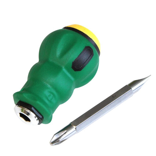 Short Handle Screwdriver Two Way  High Hardness Hand Tool for Home Repair and DIY Projects 2